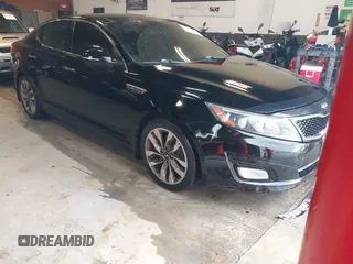 2015 Kia Optima SX Turbo with VIN 5XXGR4A67FG408386, listed as a IAAI auction lot 42660314 with 152,609 mi miles and . Bid and sale history available at DreamBid. Image 1.