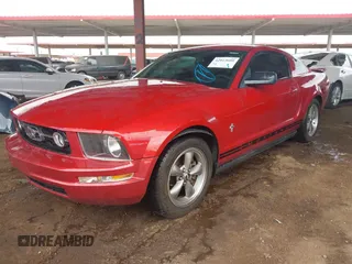 2008 Ford Mustang Deluxe with VIN 1ZVHT80N985143223, listed as a IAAI auction lot 42023600 with 193,678 mi miles. Bid and sale history available at carsss.com. Image 2.