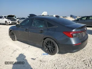 2024 Honda Civic Sport with VIN 2HGFE2F55RH541226, listed as a Copart auction lot 50337285 with 14,612 mi miles and Salvage Title. Bid and sale history available at DreamBid. Image 2.