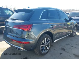 2023 Audi Q5 S line Premium with VIN WA1GAAFY8P2189441, listed as a IAAI auction lot 41734610 with 18,909 mi miles. Bid and sale history available at carsss.com. Image 4.