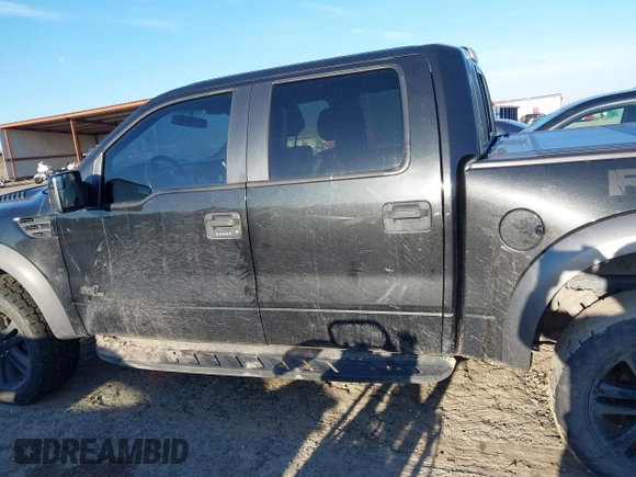 2014 Ford F-150 SVT Raptor with VIN 1FTFW1R60EFC90847, listed as a IAAI auction lot 41823834 with 169,549 mi miles and . Bid and sale history available at carsss.com. Image 13.