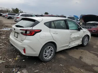 2024 Subaru Impreza with VIN JF1GUABC4R8288223, listed as a Copart auction lot 46392735 with 7,414 mi miles and Salvage Title. Bid and sale history available at carsss.com. Image 3.