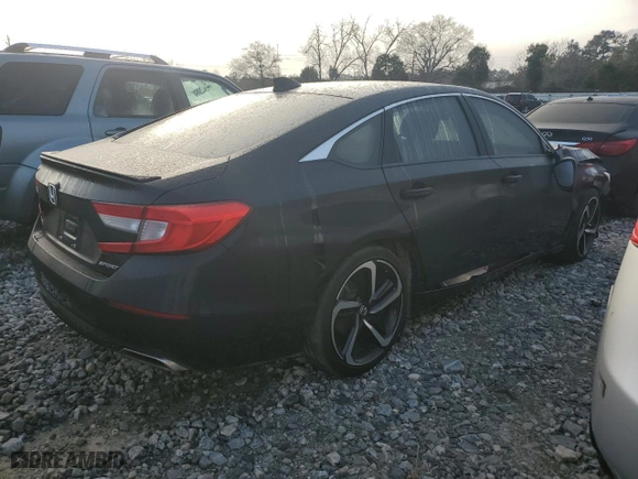 2020 Honda Accord Sedan Sport with VIN 1HGCV1F31LA102235, listed as a Copart auction lot 42858745 with 60,778 mi miles and Salvage Title. Bid and sale history available at carsss.com. Image 3.