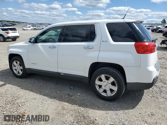 2012 GMC Terrain SLE-1 with VIN 2GKALMEK2C6211522, listed as a Copart auction lot 54209885 with Not provided miles and Salvage title. Bid and sale history available at DreamBid. Image 2.