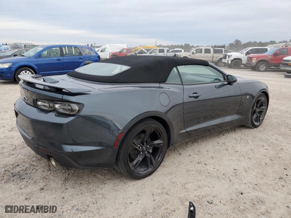 2023 Chevrolet Camaro 1LT with VIN 1G1FB3DS4P0133977, listed as a Copart auction lot 88048305 with 0 mi miles and Salvage Title. Bid and sale history available at carsss.com. Image 3.