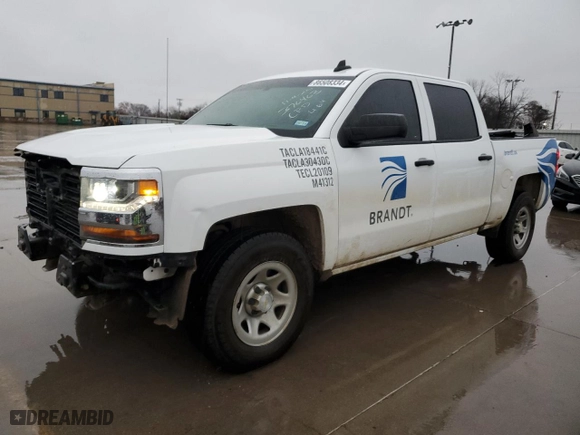 2017 Chevrolet Silverado 1500 LS with VIN 3GCPCNEC5HG472045, listed as a Copart auction lot 86508334 with 142,185 mi miles and Salvage Title. Bid and sale history available at carsss.com. Image 1.