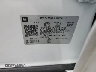 2019 Cadillac XT5 FWD with VIN 1GYKNARSXKZ207489, listed as a Copart auction lot 62912425 with 71,444 mi miles and Salvage title. Bid and sale history available at DreamBid. Image 14.