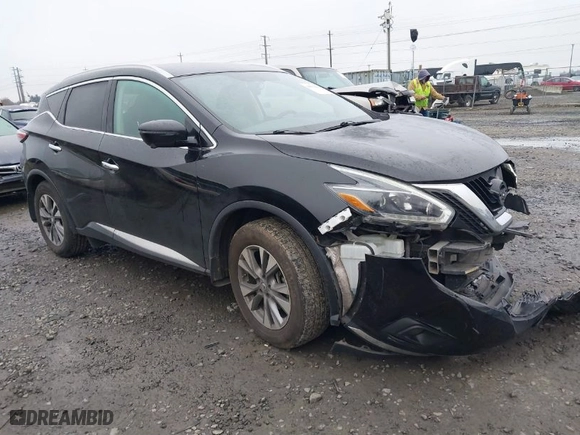 2018 Nissan Murano Platinum with VIN 5N1AZ2MH8JN167650, listed as a IAAI auction lot 41539984 with 74,988 mi miles. Bid and sale history available at carsss.com. Image 1.