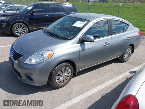 2012 Nissan Versa SL with VIN 3N1CN7AP7CL921404, listed as a IAAI auction lot 42044819 with 126,942 mi miles. Bid and sale history available at carsss.com. Image 2.