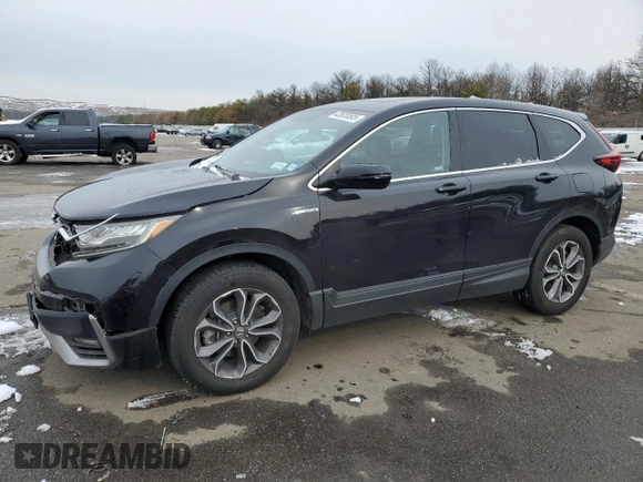 2022 Honda CR-V EX-L with VIN 5J6RT6H82NL022268, listed as a Copart auction lot 43535595 with 159,251 mi miles and Salvage Title. Bid and sale history available at DreamBid. Image 1.