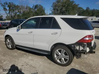 2015 Mercedes-Benz M-Class ML 250 BlueTEC with VIN 4JGDA0EB3FA508406, listed as a Copart auction lot 86597134 with 100,449 mi miles and Salvage Title. Bid and sale history available at carsss.com. Image 2.