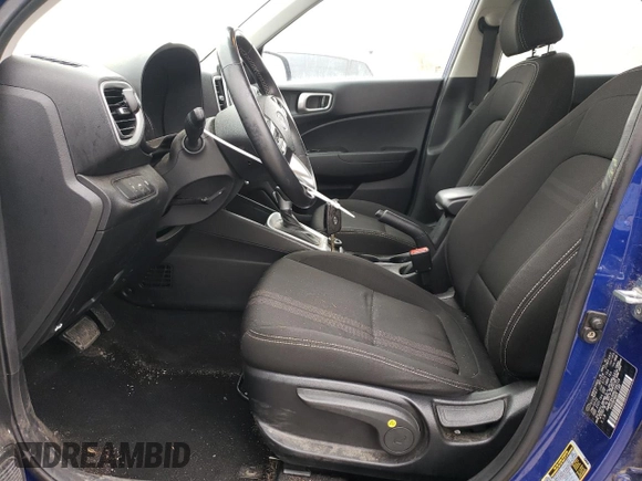2022 Hyundai Venue Limited with VIN KMHRC8A30NU166729, listed as a Copart auction lot 47734835 with 45,714 mi miles and Salvage Title. Bid and sale history available at DreamBid. Image 7.