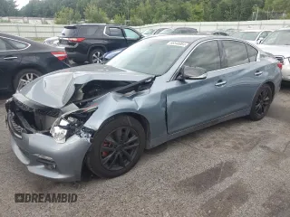 2015 Infiniti Q50 Premium with VIN JN1BV7AP5FM354213, listed as a Copart auction lot 66548864 with 0 mi miles and Clean Title. Bid and sale history available at carsss.com. Image 1.