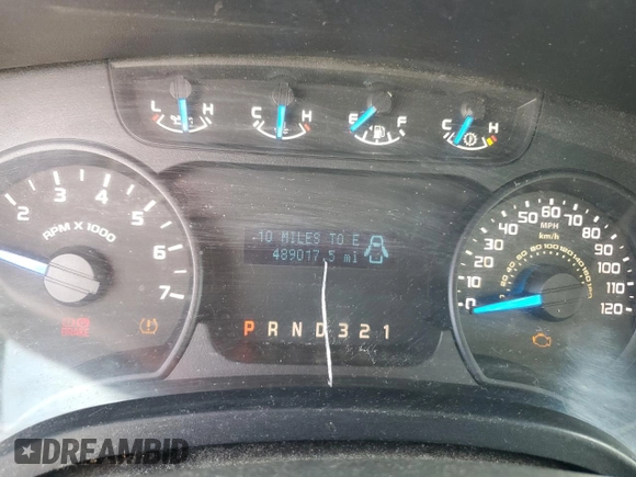 2013 Ford F-150 XL with VIN 1FTNF1CF5DKD70977, listed as a Copart auction lot 61922765 with 489,017 mi miles and Clean title. Bid and sale history available at DreamBid. Image 9.