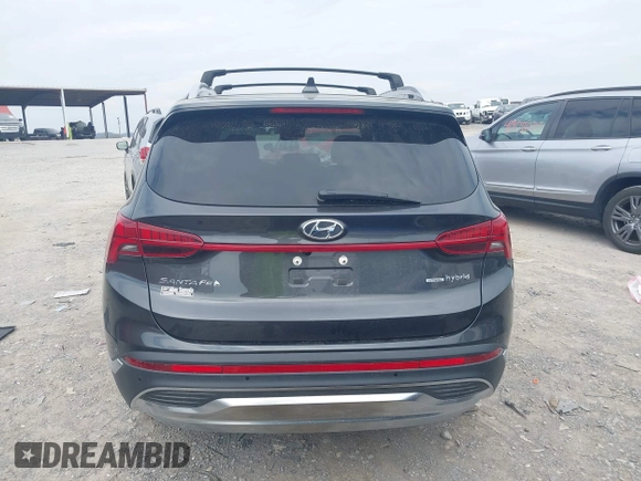 2023 Hyundai Santa Fe Hybrid Limited with VIN 5NMS5DA17PH001083, listed as a IAAI auction lot 41876880 with 28,875 mi miles. Bid and sale history available at carsss.com. Image 16.