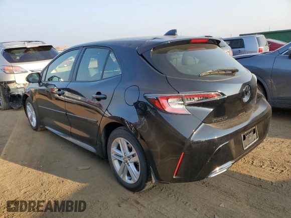 2019 Toyota Corolla Hatchback SE with VIN JTNK4RBE9K3069678, listed as a Copart auction lot 64467824 with 19,956 mi miles and Clean Title. Bid and sale history available at carsss.com. Image 2.