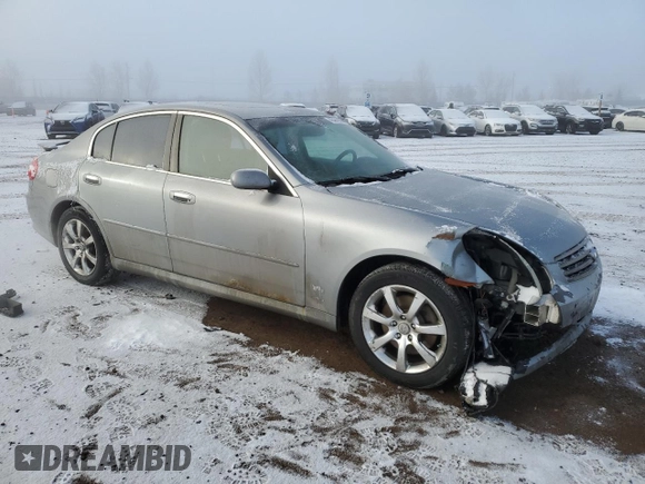 2006 Infiniti G35 z VIN JNKCV51F06M613752, wystawiony jako Copart lot #49462945 z przebiegiem 255 599 mil mil oraz Szkoda całkowita • Salvage title. Historia ofert i sprzedaży dostępna na DreamBid. Obrazek 4.