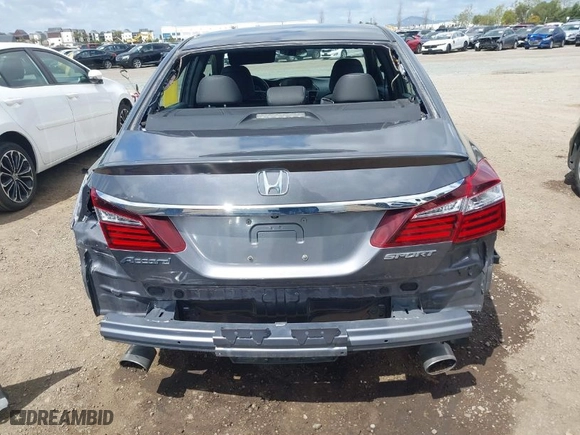 2016 Honda Accord Sedan Sport with VIN 1HGCR2F58GA142894, listed as a IAAI auction lot 41943191 with 71,669 mi miles. Bid and sale history available at carsss.com. Image 17.