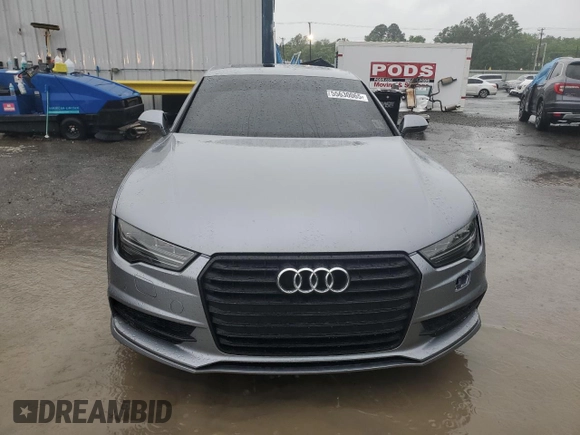 2016 Audi A7 Premium Plus with VIN WAUWGAFC2GN104433, listed as a Copart auction lot 55630065 with 166,291 mi miles and Salvage title. Bid and sale history available at DreamBid. Image 5.