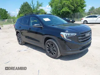 2021 GMC Terrain SLE with VIN 3GKALTEV7ML372840, listed as a IAAI auction lot 42634482 with 82,300 mi miles and . Bid and sale history available at DreamBid. Image 1.