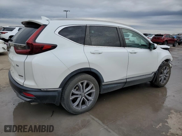 2020 Honda CR-V Touring with VIN 5J6RW1H95LL009207, listed as a Copart auction lot 48408445 with 61,699 mi miles and Salvage Title. Bid and sale history available at carsss.com. Image 3.