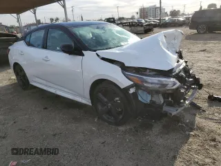 2024 Nissan Sentra SR with VIN 3N1AB8DV3RY208057, listed as a Copart auction lot 47128815 with 20,870 mi miles and Salvage title. Bid and sale history available at DreamBid. Image 4.