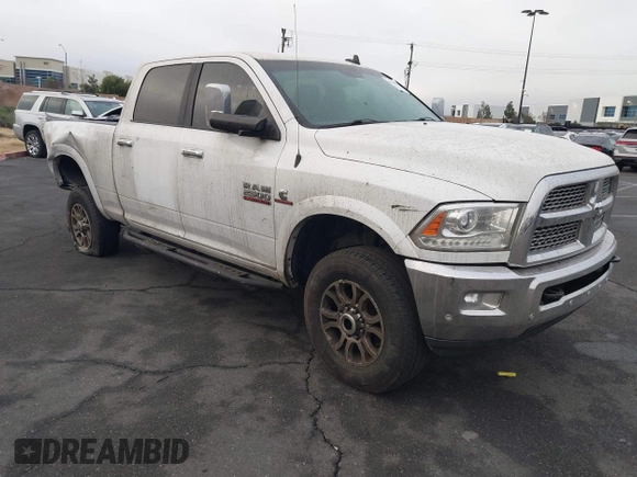 2017 Ram 2500 Laramie with VIN 3C6UR5FL9HG600438, listed as a IAAI auction lot 41243073 with 160,752 mi miles. Bid and sale history available at carsss.com. Image 1.