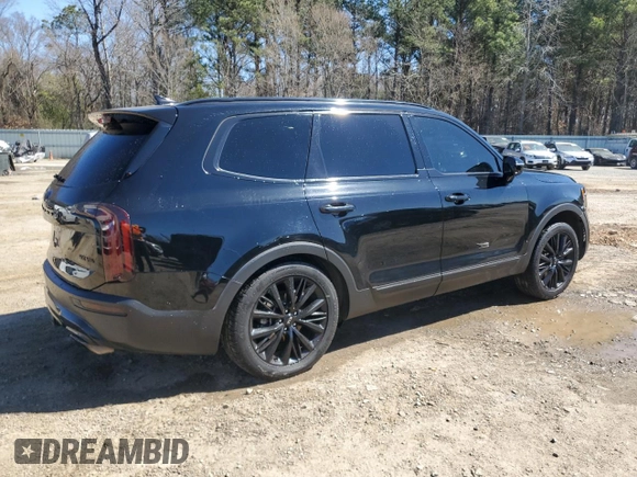 2020 Kia Telluride SX with VIN 5XYP5DHC0LG032953, listed as a Copart auction lot 47104845 with 231,927 mi miles and Salvage Title. Bid and sale history available at DreamBid. Image 3.