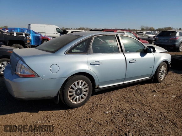 2008 Mercury Sable с VIN 1MEHM40WX8G625557, выставлен на аукционе Copart как лот 76892644 с пробегом Не указан миль и Списание • Salvage title. История ставок и продаж доступна на DreamBid. Изображение 3.
