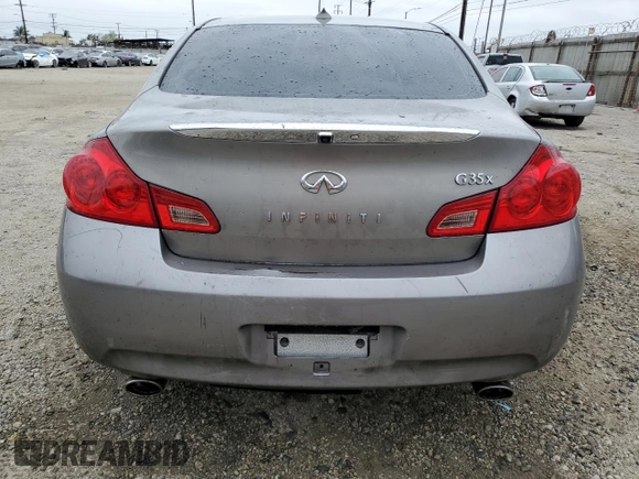 2008 Infiniti G35 x with VIN JNKBV61F28M266686, listed as a Copart auction lot 54454635 with 137,932 mi miles and Clean Title. Bid and sale history available at DreamBid. Image 6.