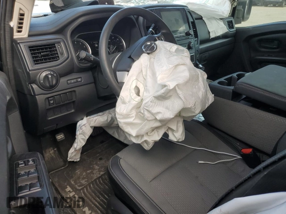 2021 Nissan Titan S z VIN 1N6AA1EE7MN506183, wystawiony jako Copart lot #72862354 z przebiegiem 52 764 mil mil oraz Szkoda całkowita • Salvage title. Historia ofert i sprzedaży dostępna na DreamBid. Obrazek 8.