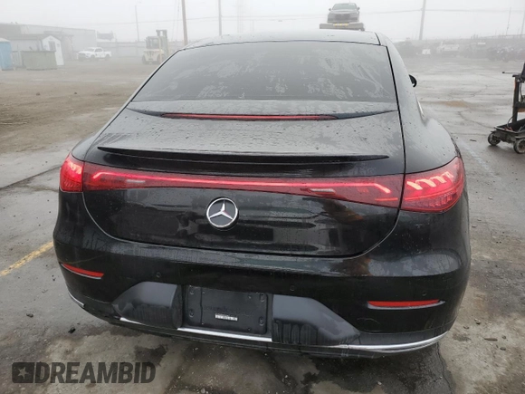 2023 Mercedes-Benz EQE with VIN W1KEG2BB8PF014575, listed as a Copart auction lot 54380985 with 15,189 mi miles and Salvage Title. Bid and sale history available at carsss.com. Image 6.