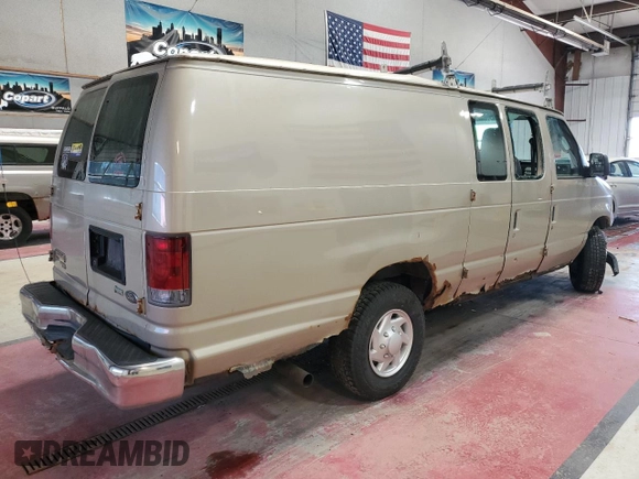 2013 Ford Econoline Cargo Commercial with VIN 1FTSS3EL5DDA33484, listed as a Copart auction lot 57722635 with 297,943 mi miles and Salvage title. Bid and sale history available at DreamBid. Image 3.