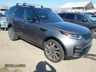 2018 Land Rover Discovery HSE Luxury with VIN SALRT2RV4JA049800, listed as a IAAI auction lot 41637444 with 57,452 mi miles. Bid and sale history available at carsss.com. Image 1.