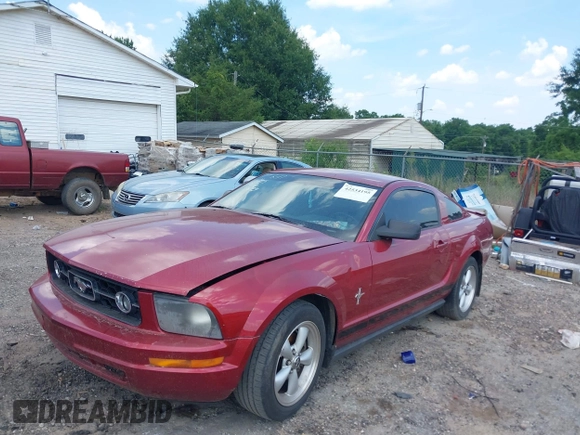 2007 Ford Mustang Deluxe with VIN 1ZVHT80N875237169, listed as a IAAI auction lot 42534195 with 286,395 mi miles and . Bid and sale history available at DreamBid. Image 2.