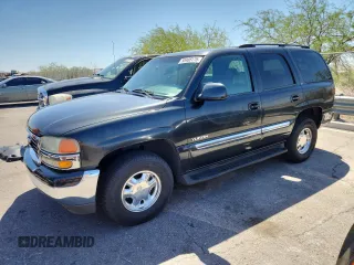 2003 GMC Yukon SLT z VIN 1GKEC13T33R164145, wystawiony jako Copart lot #58408175 z przebiegiem 179 555 mil mil oraz Szkoda całkowita • Salvage title. Historia ofert i sprzedaży dostępna na DreamBid. Obrazek 1.
