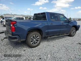 2021 Chevrolet Silverado 1500 Custom with VIN 1GCPWBEK6MZ206489, listed as a Copart auction lot 51800235 with 75,254 mi miles and Salvage Title. Bid and sale history available at DreamBid. Image 3.
