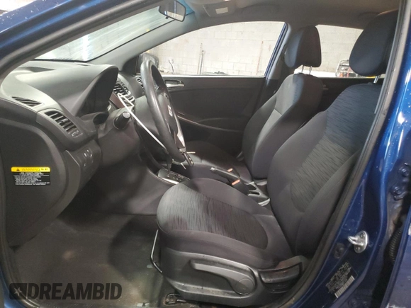 2017 Hyundai Accent SE with VIN KMHCT5AE9HU339528, listed as a Copart auction lot 51788745 with 79,291 mi miles and Salvage Title. Bid and sale history available at DreamBid. Image 7.