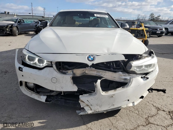 2015 BMW 4 Series 428i xDrive with VIN WBA3N5C50FK198706, listed as a Copart auction lot 87705225 with 124,083 mi miles and Salvage Title. Bid and sale history available at carsss.com. Image 5.