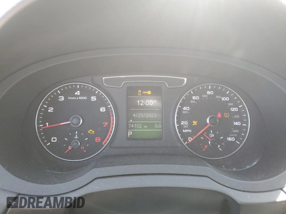 2018 Audi Q3 Premium with VIN WA1BCCFS6JR004863, listed as a Copart auction lot 50383263 with 74,102 mi miles. Bid and sale history available at carsss.com. Image 9.