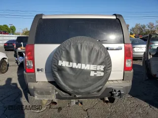 2007 Hummer H3 SUV with VIN 5GTDN13E978254231, listed as a Copart auction lot 84193954 with 129,926 mi miles and Salvage Title. Bid and sale history available at carsss.com. Image 6.
