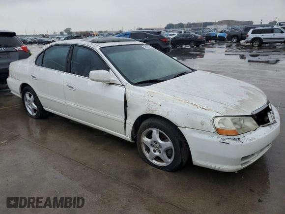 2003 Acura TL w/Navigation System with VIN 19UUA56703A057184, listed as a Copart auction lot 83650734 with 0 mi miles and Clean Title. Bid and sale history available at carsss.com. Image 4.