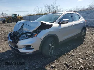 2021 Nissan Rogue Sport SL with VIN JN1BJ1CW7MW441965, listed as a Copart auction lot 50681445 with 24,840 mi miles and Salvage Title. Bid and sale history available at carsss.com. Image 1.