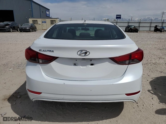 2015 Hyundai Elantra SE with VIN 5NPDH4AE7FH548326, listed as a Copart auction lot 53400495 with 0 mi miles and Clean Title. Bid and sale history available at carsss.com. Image 8.
