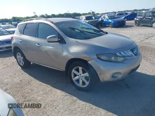 2009 Nissan Murano SL with VIN JN8AZ18U69W006374, listed as a IAAI auction lot 42021900 with 209,749 mi miles. Bid and sale history available at carsss.com. Image 1.