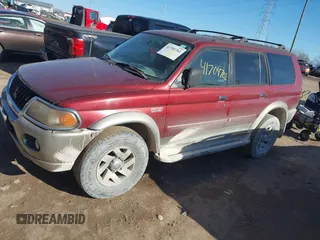 2000 Mitsubishi Montero Sport LS with VIN JA4MT31H8YP047756, listed as a IAAI auction lot 41704702 with 165,343 mi miles. Bid and sale history available at carsss.com. Image 2.