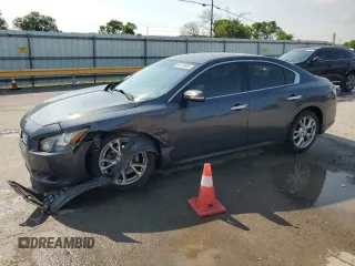 2012 Nissan Maxima S with VIN 1N4AA5APXCC858742, listed as a Copart auction lot 60454885 with 131,611 mi miles and Salvage title. Bid and sale history available at DreamBid. Image 1.