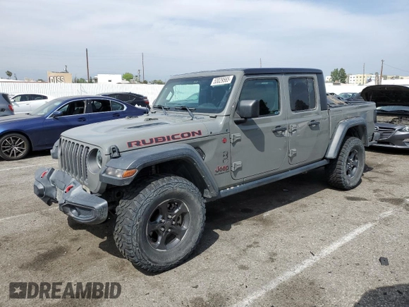 2022 Jeep Gladiator Rubicon with VIN 1C6JJTBG5NL149501, listed as a Copart auction lot 53029565 with 46,151 mi miles and Salvage title. Bid and sale history available at DreamBid. Image 1.
