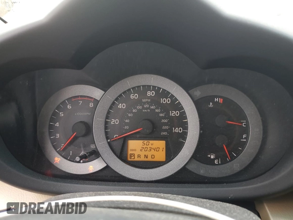 2010 Toyota RAV4 Ltd with VIN JTMDK4DV0A5085547, listed as a Copart auction lot 53173745 with 203,401 mi miles and Salvage Title. Bid and sale history available at carsss.com. Image 9.