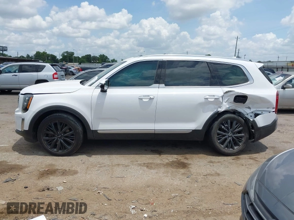 2022 Kia Telluride SX with VIN 5XYP54HC7NG219318, listed as a IAAI auction lot 42449492 with 25,574 mi miles and . Bid and sale history available at DreamBid. Image 14.